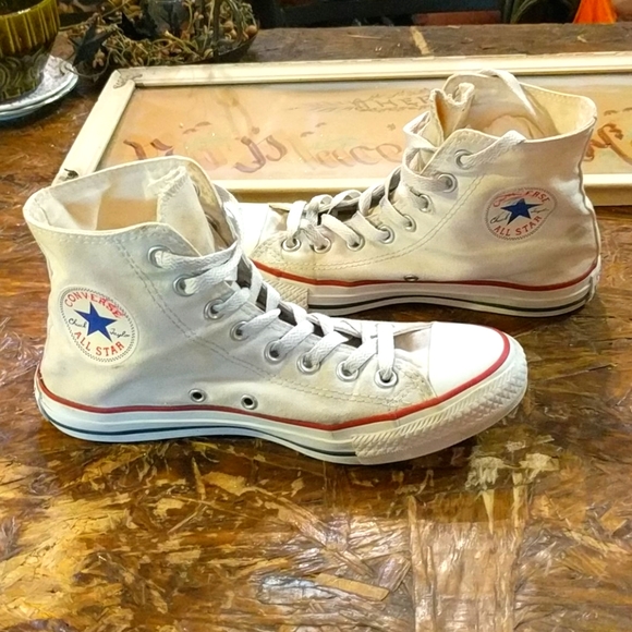 Converse Shoes - White Converse All Star Chuck Taylor High Tops
